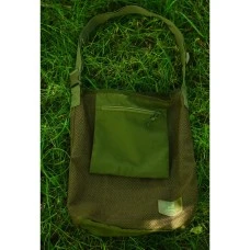 Авоська, сумка з сітки з кишенею та плечовим ременем для грибів, фруктів і покупок Acropolis МГ-1