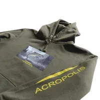 Худи для рыбалки Acropolis "Форель" хаки ОХР-2: демисезонный свитер с капюшоном, S-XL, полиэстер/хлопок