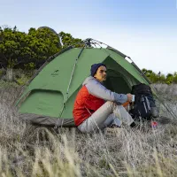 Намет тримісний автоматичний Naturehike NH21ZP008, темно-зелений