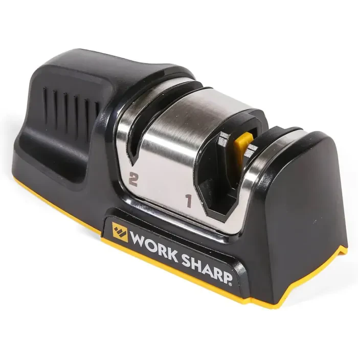 Work Sharp Kitchen Edge WSKTNKES-I: кухонная точилка для ножей, механическая, 20°, компактная, портативная