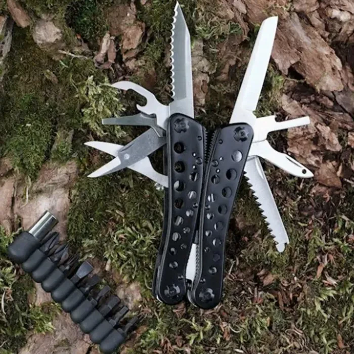 Мультитул на 24 інструментів Multi Tool Ganzo G204. Мультитул із ножем, ножицями, шилом, викруткою