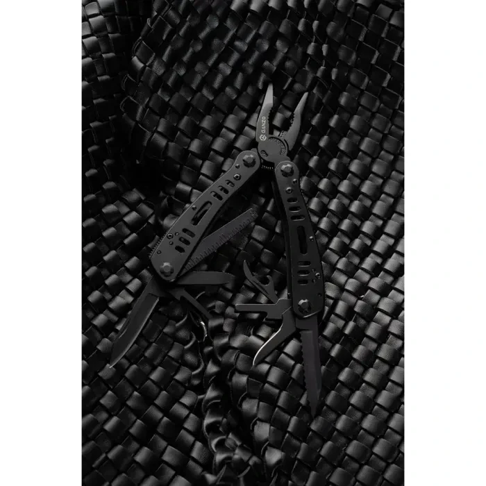 Мультитул Ganzo G103, (19.3 см) 22 функції, чорний + біти та чохол