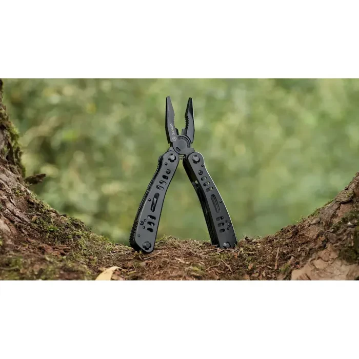 Мультитул Ganzo G103, (19.3 см) 22 функції, чорний + біти та чохол
