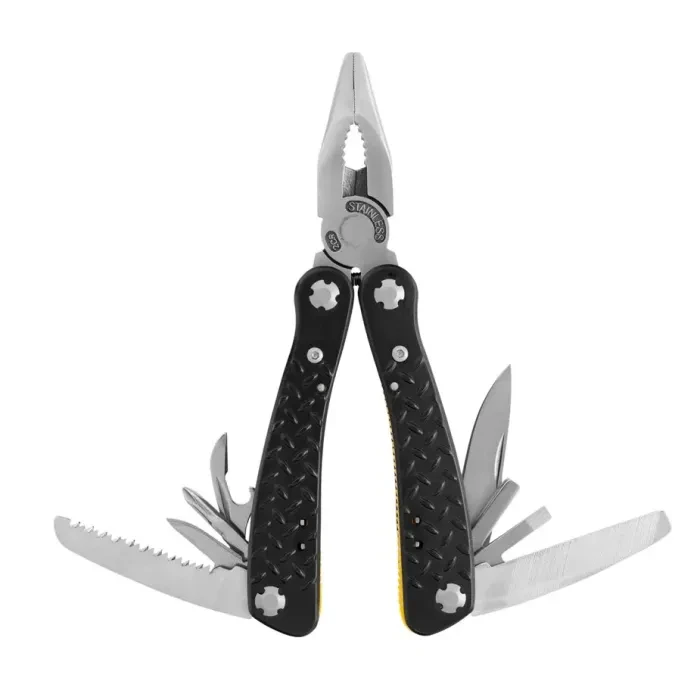 Мультитул Ganzo G106, (16.5 см) 22 функції, чорний + біти та чохол
