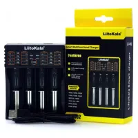 Зарядний пристрій Liitokala Lii-402, Ni-Mh/Li-ion/Li-Fe/LiFePO4, USB, Powerbank, LED, Box