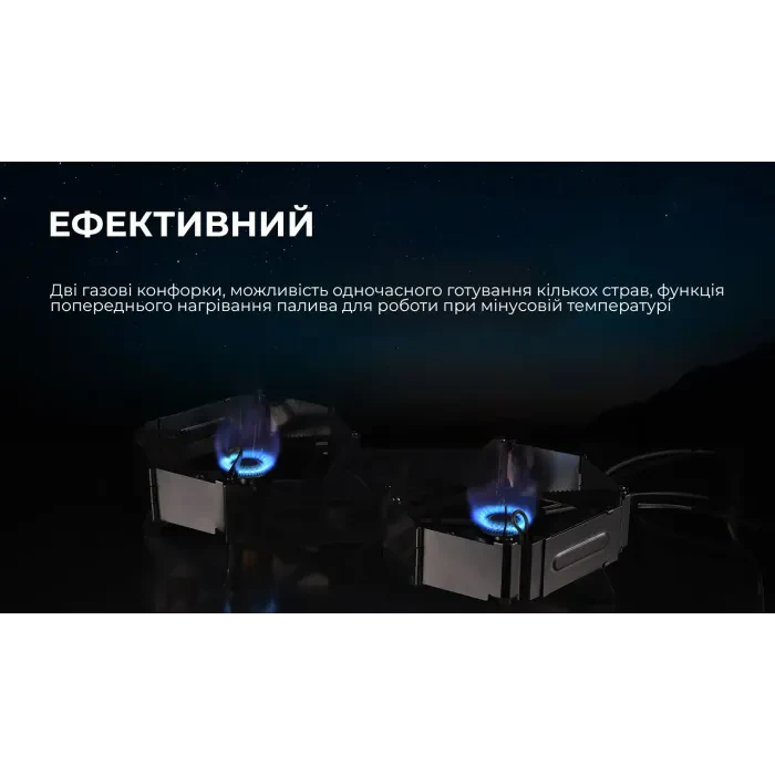 Газовий пальник подвійний BRS-32
