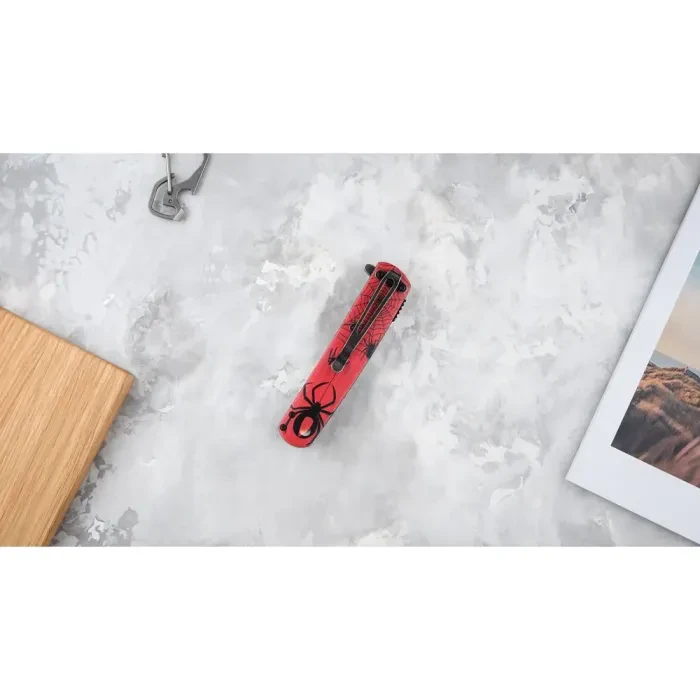 Ніж складаний туристичний Ganzo G626 (9.6 см) 440A / ABS червоний