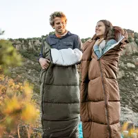 Спальник з капюшоном Naturehike U350 NH20MSD07, (1°C), лівий, зелений