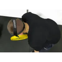 Упряжь для шеи EasyFit (нейлон) с цепью: тренажер для накачки мышц шеи, регулируемая, со смягчающими вставками