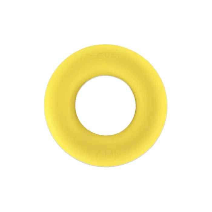 Кістовий Еспандер-Кільце EasyFit Ring 23 кг Жовтий для Сили Рук, Передпліч, Реабілітації | Силіконовий тренажер