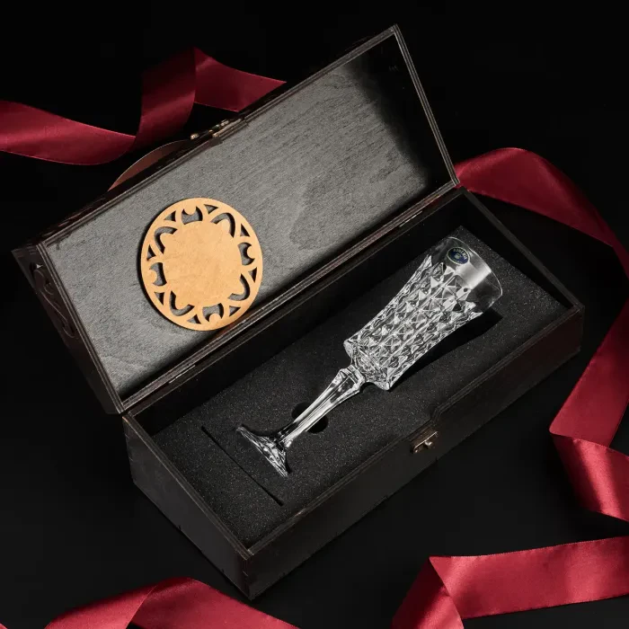 Набор для шампанського 1 бокал Bohemia Diamond 120 мл