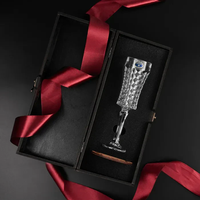 Набор для шампанського 1 бокал Bohemia Diamond 120 мл
