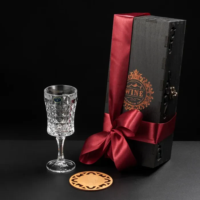 Набор для вина 1 бокал Bohemia Diamond 200 мл
