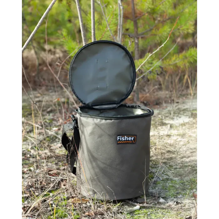 Сумка для жерлиц,Сумка для жерлиц круглая,Сумка Fisher К042