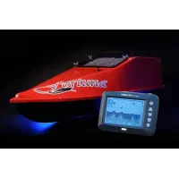 Кораблик для підгодовування Фортуна (27000 mAh) з ехолотом Toslon300 Червоний