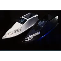 Кораблик для підгодовування Фортуна (27000 mAh) з ехолотом Toslon300 Чорний