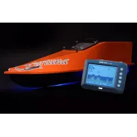 Кораблик для підгодовування Фортуна (27000 mAh) з ехолотом Toslon300 Помаранчевий