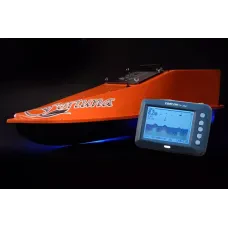 Кораблик для підгодовування Фортуна (27000 mAh) з ехолотом Toslon300 Помаранчевий