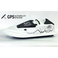 Прикормочний кораблик Фурія Шторм з GPS автопілотом (V3_9+1) Білий