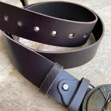 Шкіряний пояс для чоловічого ременя Gorillas Accessories (коричневий) bb76