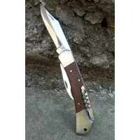 Нож раскладной + Чехол (484) сталь 440С. Нож мультитул для туризма, рыбалки