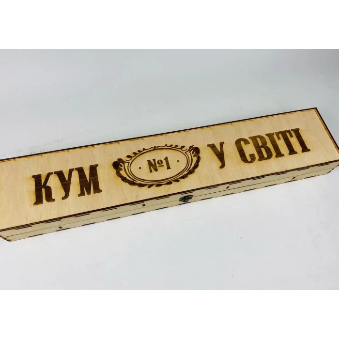 НАБОР ШАМПУРОВ В КЕЙСЕ "ВУД С РЮМКАМИ"