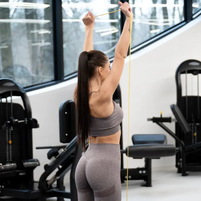 Резинка для фитнеса Gymtek 1-7кг желтая