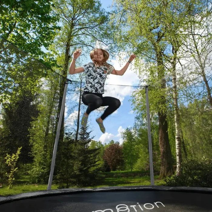 Батут Jumi Motion Sport Line Premium 10ft (305см) с внутренней сеткой серый