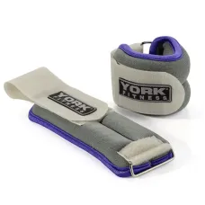 Утяжелители York Fitness Soft для рук и ног 2х0,5кг серый