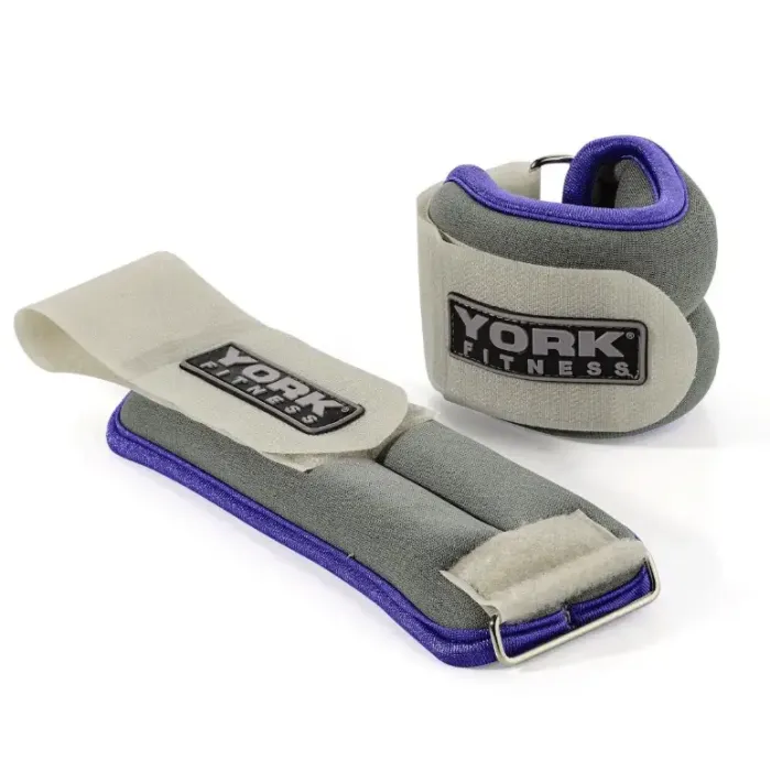 Утяжелители York Fitness Soft для рук и ног 2х0,5кг серый