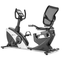 Горизонтальный велотренажер Hop-Sport HS-070L Helix серебристый iConsole+