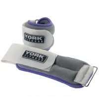Утяжелители York Fitness Soft для рук и ног 2х0,5кг серый