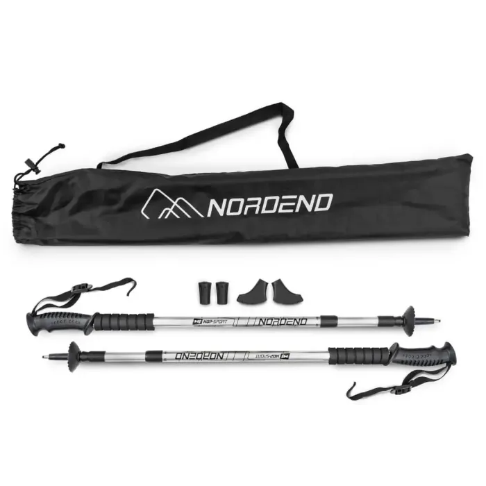 Трекинговые палки Hop-Sport Nordend серебристые