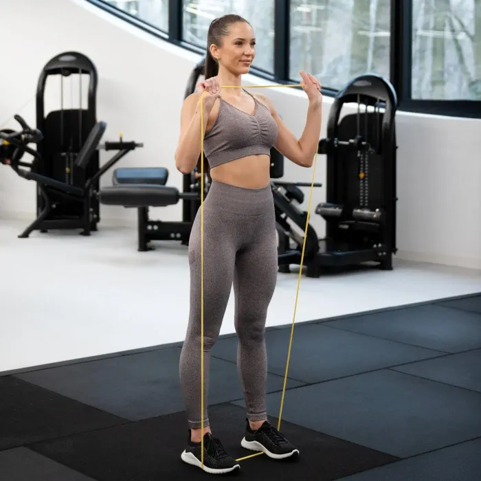 Резинка для фитнеса Gymtek 1-7кг желтая