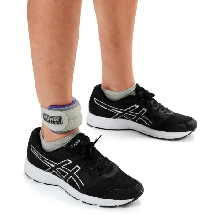 Утяжелители York Fitness Soft для рук и ног 2х0,5кг серый