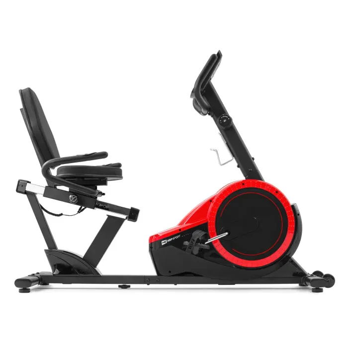 Горизонтальный велотренажер Hop-Sport HS-060L Pulse красный 2020