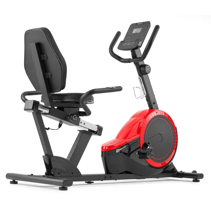 Горизонтальный велотренажер Hop-Sport HS-060L Pulse красный 2020