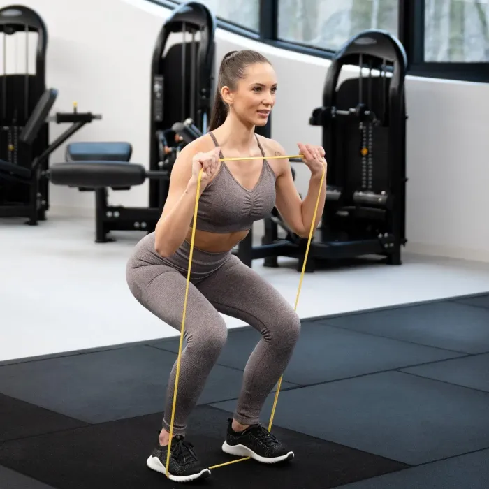 Резинка для фитнеса Gymtek 1-7кг желтая
