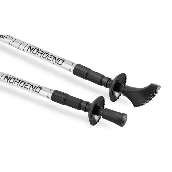 Трекинговые палки Hop-Sport Nordend серебристые