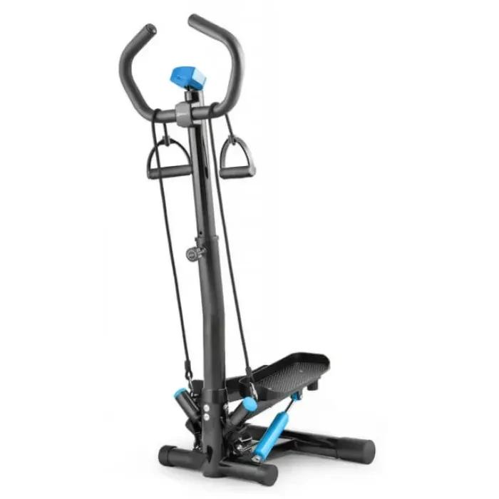 Степер для дому зі стійкою Hop-Sport HS-055S Noble blue, тренажер для тренувань різних груп м'язів.