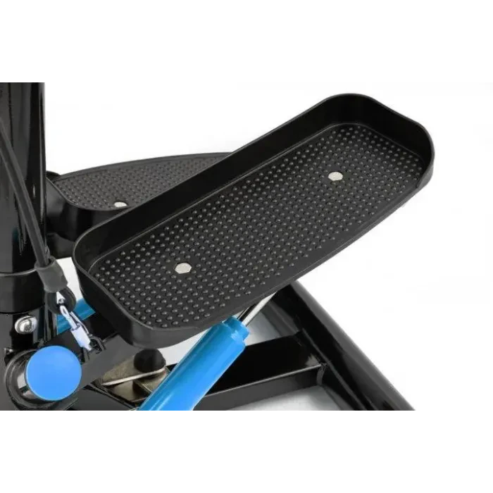 Степер для дому зі стійкою Hop-Sport HS-055S Noble blue, тренажер для тренувань різних груп м'язів.