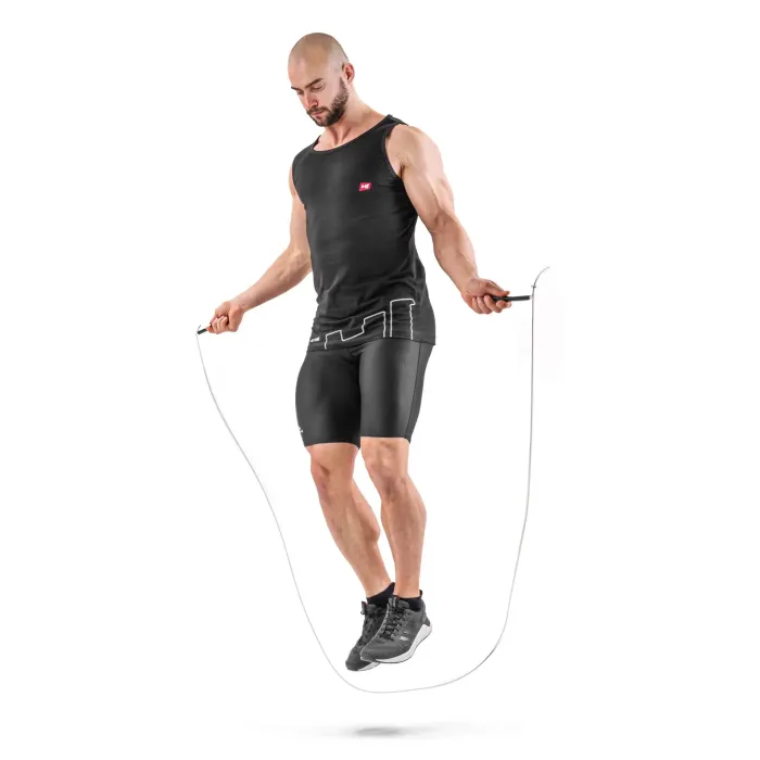 Скакалка Hop-Sport Crossfit с алюминиевыми ручками HS-A020JR черная