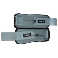 Утяжелители York Fitness Soft для рук и ног 2х1кг серый