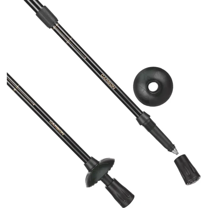 Трекинговые палки Outtec карбоновые 3-х секционные 65-135см Anti-shock