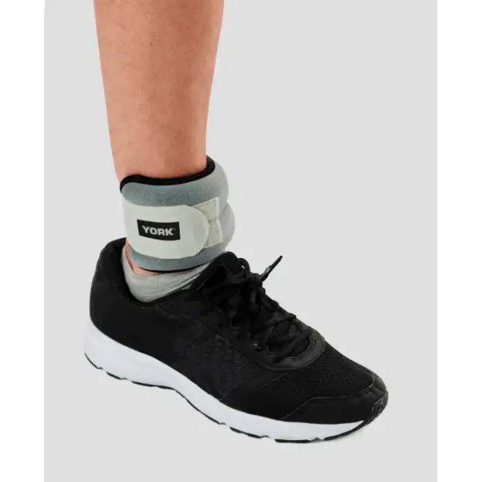 Утяжелители York Fitness Soft для рук и ног 2х1кг серый