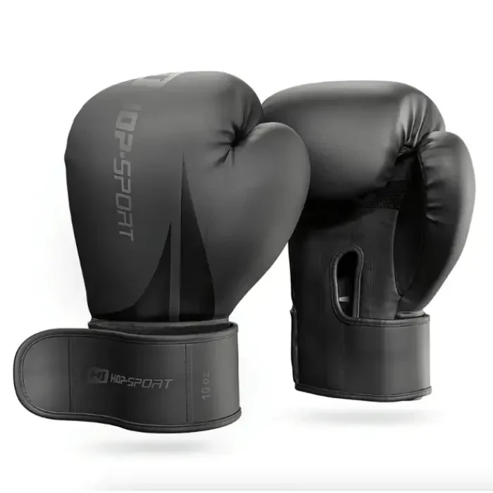 Боксерские перчатки Hop-Sport HS-BG10 10oz черные