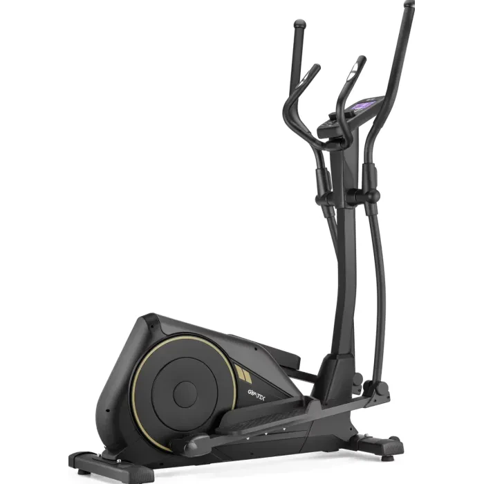 Орбитрек Gymtek XC4500 Электромагнитный, 140 кг, 12 программ, HRC, Silent Glide, Золотой