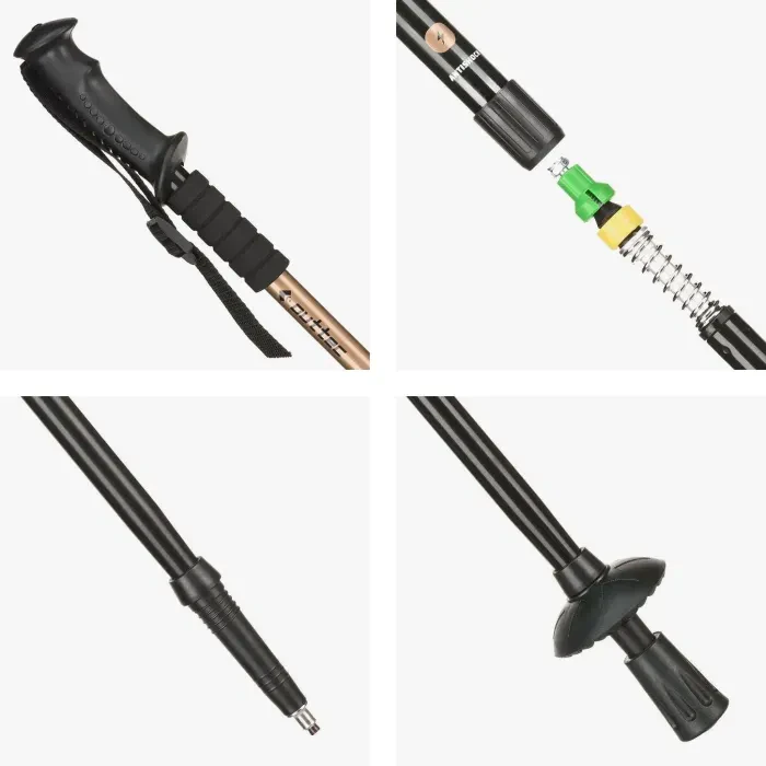 Трекинговые палки Outtec алюминиевые 3-х секционные 65-135см Anti-shock