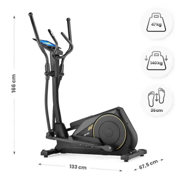 Орбитрек Gymtek XC4500 электромагнитный золотой