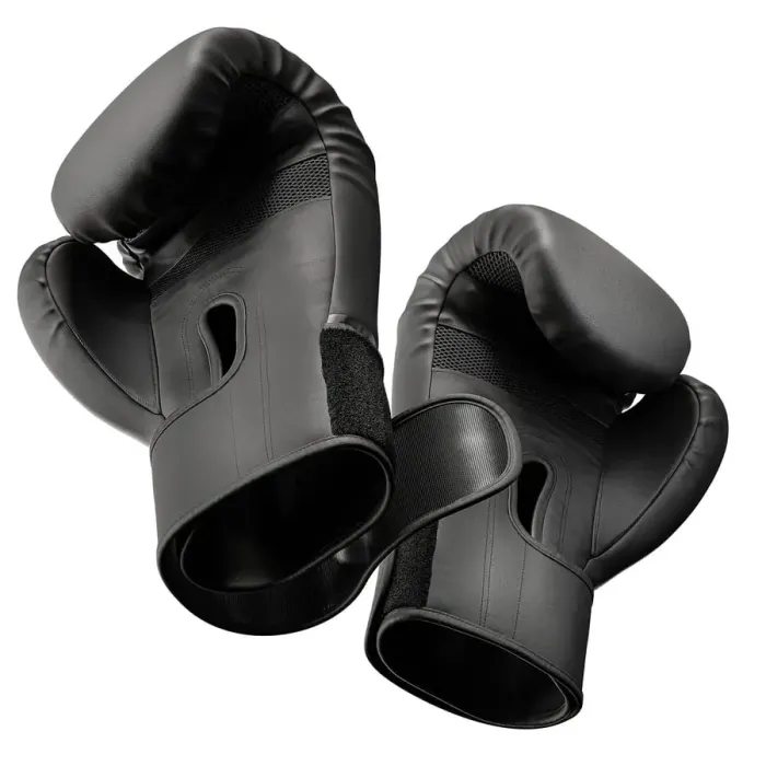 Боксерские перчатки Hop-Sport HS-BG12 12oz черные